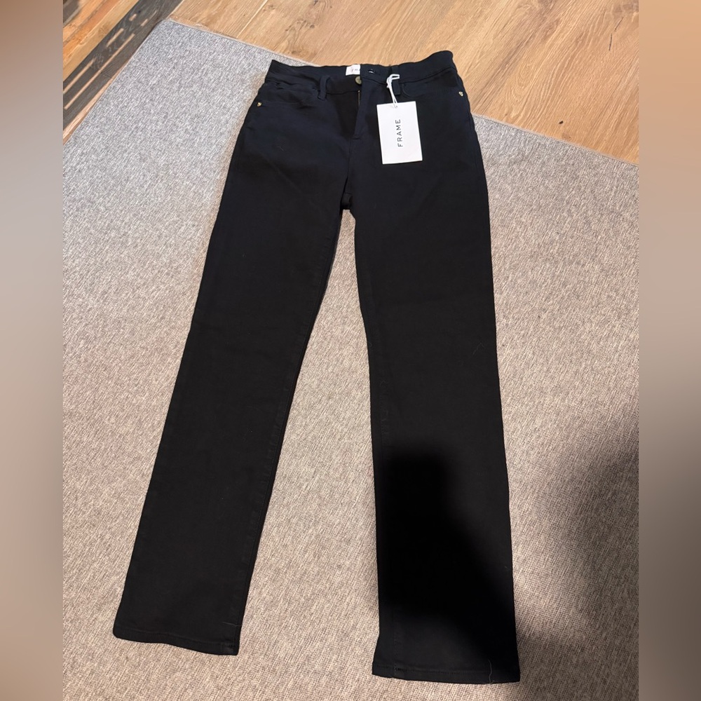 Frame film noir black jeans sz 26 NWT